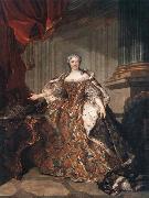 Louis Tocque Marie Leczinska, Queen of France oil painting reproduction